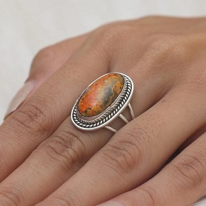 Bumble Bee Jasper <b>Ring</b> <b>925</b> Sterling <b>Silver</b> Natural Gemstone Handmade <b>Ring</b> For Her - Product Image 1