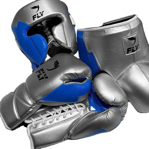 Ensemble de gants de boxe Fly Training Sparring en cuir professionnel neuf, fabriqué sur mesure, super confortable, dernier modèle, ensembles de boxe Fly - Product Image 1