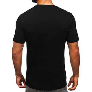 T-shirt pour homme en coton 100% cool avec broderie personnalisée, impression à l'écran avec votre propre logo de marque, t-shirt à manches courtes pour homme - Product Image 2