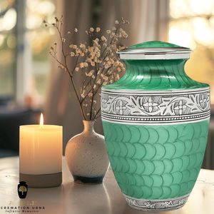 Premium urn design timeless artisan decor piece black luxury <b>memorial</b> <b>vase</b> decorative ceremonial centrepiece elegant handcrafted - Product Image 6
