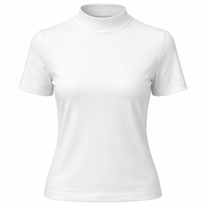 Camisetas de Cuello Alto Personalizadas al por Mayor para Mujer - Proveedor OEM para Compras al por Mayor - Product Image 1
