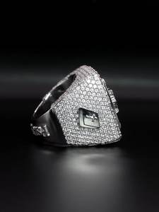 925 Sterling <b>Silver</b> Iced Out Signet <b>Ring</b> VVS Moissanite Diamond Hip Hop <b>Cross</b> <b>Ring</b> Luxury Men's Statement Jewelry Premium Design - Product Image 6