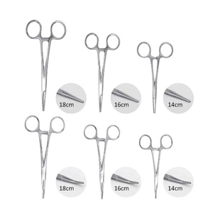 คีมห้ามเลือดสแตนเลสแบบปากเล็ก ใช้ซ้ำได้ ผลิตโดยผู้ผลิตเครื่องมือผ่าตัดคุณภาพสูง คีมห้ามเลือดระดับพรีเมียม - Product Image 4