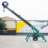 Mini grue araignée 5T, capacité de levage élevée, diesel/électrique/essence, hauteur de levage 15m, haute efficacité