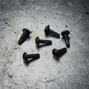 Vis d'ancrage pour béton à tête cylindrique renforcée de marque PDC - Acier au carbone noir enduit, à tête Phillips, grade 4.8 6.8 standard - Product Image 1