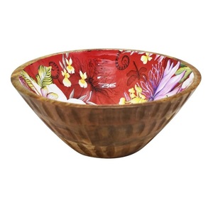Tazón Decorativo de Madera de Mango Hecho a Mano por Proveedor Indio para Exhibir Frutas o Servir Bocadillos y Decorar el Hogar, Disponible a Buen Precio - Product Image 6