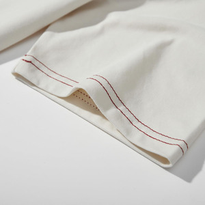 Premium Heavy Cotton 100% Organic <b>Plain</b> Solid Men's T-Shirts Oversized Casual Style <b>Canvas</b> Fabric Streetwear T Shirts For Men - Product Image 6