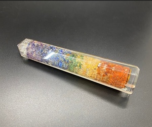 Baguettes d'énergie de guérison d'orgone de qualité supérieure, pierre naturelle de sept chakras, Orgone oblisque, tour d'orgonite en gros - Product Image 5