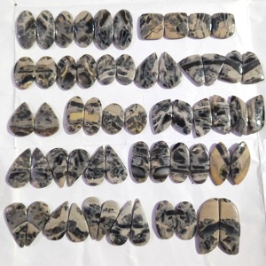 Cabochons de haute qualité 20 mm de formes variées, Hornblende naturel, Améthyste, Pierres de jade, Cristal de la meilleure qualité, Moissanite, Opale de verre - Product Image 4