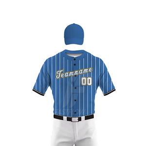Uniformes de baseball pour adultes en polyester respirant de qualité supérieure à prix de gros pour la vente en ligne - Product Image 5
