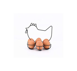 ที่วางไข่ไก่ในครัวรูปไก่ทำจากลวดเหล็ก - Product Image 2