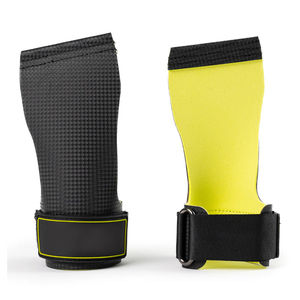 Nuevos Agarres OEM 2026 para Levantamiento de Pesas, Protectores de Palma de Cuero Antideslizantes, Protector de Palma de Cuero Acolchado para Gimnasio, Servicio OEM - Product Image 4