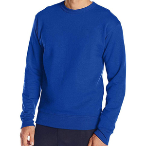 Men's Long Sleeve Fleece <b>Sweatshirt</b> with Crew Neck Custom Made OEM Design Plain Dyed for Winter Season - Product Image 5