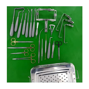 Kit d'instruments manuels pour la réparation des lèvres et du palais fendus avec écarteur buccal en acier inoxydable, outils de chirurgie plastique réutilisables - Product Image 2