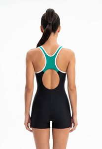 Maillot de bain athlétique une pièce pour femme, dos nageur, combinaison de sport aquatique, pour la plage, le surf, la piscine et les fêtes - Product Image 3