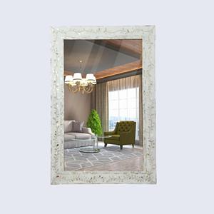 Miroir de courtoisie mural décoratif avec cadre en os incrusté, design moderne et durable, AL MALIK CRAFT - Product Image 2