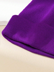 OEM/ODM Custom Beanie Unisex Knit Winter Cuffless <b>Brimless</b> Hats with 3D Embroidery Logo Low MOQ Cuffed Sports <b>Cap</b> for Women - Product Image 2
