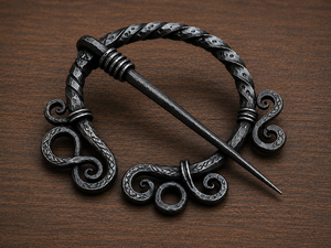 Cruz de Troll Medieval Forjada a Mano, Amuleto Rústico de Hierro Auténtico, Colgante Hecho a Mano por un Herrerín, Inspirado en la Herencia Vikinga - Product Image 3