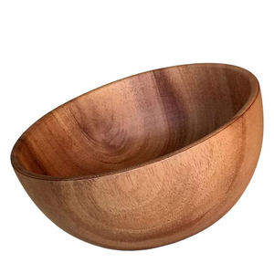Bol de service artisanal en bois de manguier pour les repas quotidiens, le mélange de salades, la présentation de fruits et la décoration rustique de la maison à bas prix - Product Image 4