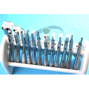 CLASTY INSTRUMENTS Ensemble de forceps d'extraction dentaire vétérinaire 13 pièces en acier inoxydable, instruments chirurgicaux manuels certifiés CE - Product Image 1