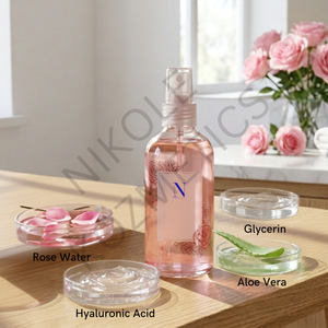 Tonique Visage Hydratant et Rafraîchissant à la Rose Rose, Brume Florale Apaisante pour une Peau Éclatante, Hydratant Sans Alcool, Soin Quotidien - Product Image 2