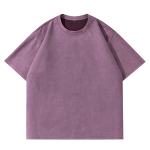 Camisetas de Manga Corta para Hombre, Cuello Redondo, Corte Holgado, 100% Algodón, 220 g/m², Estilo Casual, Verano, Venta al Por Mayor - Product Image 1