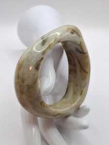 Vintage Resin <b>Bracelet</b> Colorful Irregular Wave Shape Acrylic Geometric Jewelry Open <b>Bracelet</b> Bangle for Women Girls - Product Image 2