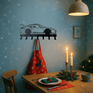 CIFbuy Industrial Style Aluminum Race Car <b>Wall</b> Hook Auto Theme Entryway <b>Storage</b> Decor TikTok Trending Pick up Service - Product Image 5