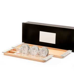 Plateau de service en nacre au design le plus récent avec assiettes à thé, rectangulaire, écologique, compatible lave-vaisselle, pour usage domestique, vaisselle et assiettes - Product Image 1