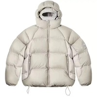 Blousons matelassés surdimensionnés pour hommes, nouvelle collection, avec logo personnalisé OEM, design de créateur, respirants, coupe-vent, rembourrés en polyester, col montant