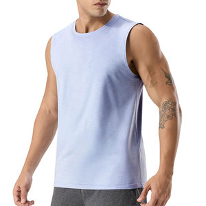 Débardeur pour homme en tissu polyester extensible, idéal pour les squats, les presses, les tractions, les routines cardio, entraînement complet du corps, vêtements de fitness - Product Image 3