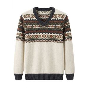 Comfortable Charcoal <b>Mens</b> Knit <b>Jumper</b> Vertical Ribbed V Neck Long Sleeve Heated <b>Thermal</b> Anti Pilling Yarn Formal Sweaters - Product Image 5