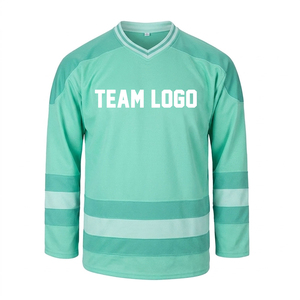 Maillots de hockey sur glace personnalisés en polyester respirant à 100 % avec impression numérique, anti-bactériens et séchage rapide – Meilleur prix de gros - Product Image 5