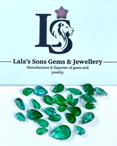 Mejor Precio, Esmeralda Zambiana 100% Natural de 1-2 Quilates, Forma de Pera, Color Verde Medio, Piedras Preciosas Sueltas de Alta Calidad para Joyería - Product Image 5