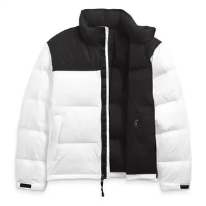2025 Vintage Custom Face Formal Puffer <b>Jacket</b> <b>Men</b> Plus Size Zipper Stand Collar Hooded Canvas Waterproof Windproof Breathable - Product Image 4