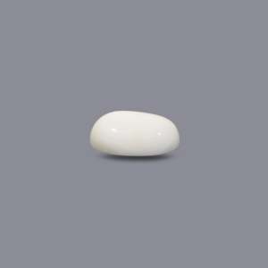 Natural White Coral Gemstone Lot 12.15 Carat Certified Calibrated 30mm Height - Product Image 3