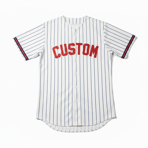 Ropa de Béisbol Personalizada, Jersey Sublimado de Secado Rápido, Ropa Deportiva Ventilada, Uniforme de Entrenamiento, Proveedor OEM al por Mayor - Product Image 5