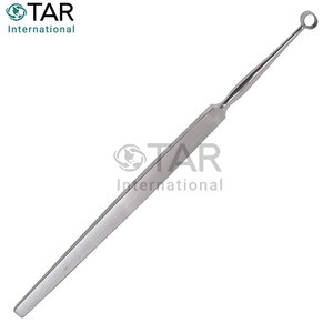 Cureta Dérmica Fox de Punta Redonda de 1 mm, de Acero Inoxidable, para Dermatología Quirúrgica, Podología, Raspador de Lesiones Cutáneas, Biopsia, Eliminación de Verrugas, Curetaje - Product Image 6