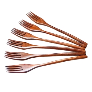 Wholesale Eco-Friendly Wooden Dinner Forks <b>Set</b> <b>Reusable</b> Natural Wood <b>Cutlery</b> Utensils for Kitchen & Restaurant - Product Image 6