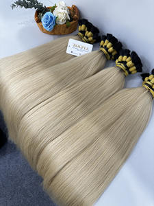 Cheveux humains vierges vietnamiens bruts, non traités, naturels, longs et noirs, à blanchir en vrac, cuticules alignées - Product Image 5