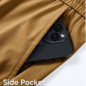 กางเกงคาร์โก้ลำลอง แห้งเร็ว สำหรับผู้ชาย กางเกงคาร์โก้แบบยั่งยืนสำหรับผู้ชาย - Product Image 5