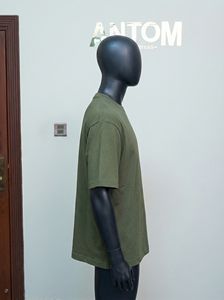 เสื้อยืดผู้ชายสั่งทำพิเศษ คุณภาพสูง คอกลม ทรงปกติ ผ้าหนา ซักแบบวินเทจ ผ้าฝ้ายถัก 100% - Product Image 4