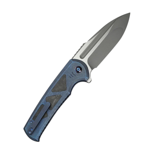 Couteaux pliants avec manche en aluminium vert, lame en acier inoxydable, design portable de poche pour la randonnée, le camping et les tâches quotidiennes - Product Image 2