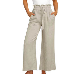 Breathable Top Trendy <b>Women</b> Private Label 2024 Top Selling <b>Lightweight</b> <b>Women</b> <b>Trousers</b> <b>for</b> Sale Casual Style <b>Women</b> - Product Image 1