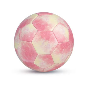 Balón de Fútbol Cosido a Máquina, Nuevo Estilo, Tamaños 3, 4 y 5, para Entrenamiento Profesional y Deportes de Equipo, con Logotipo Personalizado, Rosa y Crema - Product Image 6