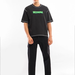 Camiseta de Algodón Estampada de Alta Calidad para Hombre, Camiseta con Estampado 3D Personalizado, Camiseta Personalizada al por Mayor - Product Image 3