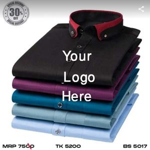 Haute qualité 100% coton hommes à manches longues chemises habillées formelles Logo personnalisé décontracté affaires Design automne travail Anti-rides - Product Image 6