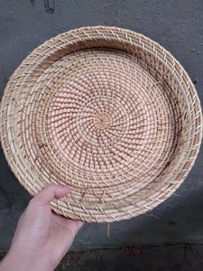 Durable Rattan Charger Plate <b>Large</b> Round Woven <b>Placemat</b> for Hotel Banquet Wedding Event Table Setup - Product Image 3