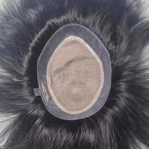 Peluca de Cabello Humano Remy Indio Natural Taz Miraje, Ondulado Natural, Ondulado al Agua, Prótesis Capilar, Parches, Taz Hair BD - Product Image 1