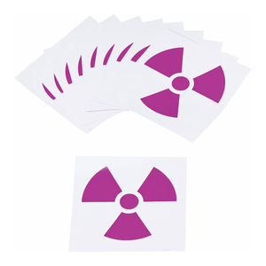 Etiquetas de Símbolos de Peligro Resistentes a Químicos Brady, 4x4 Pulgadas, PP/PET Autoadhesivas para Identificación de Químicos de Laboratorio - Product Image 2